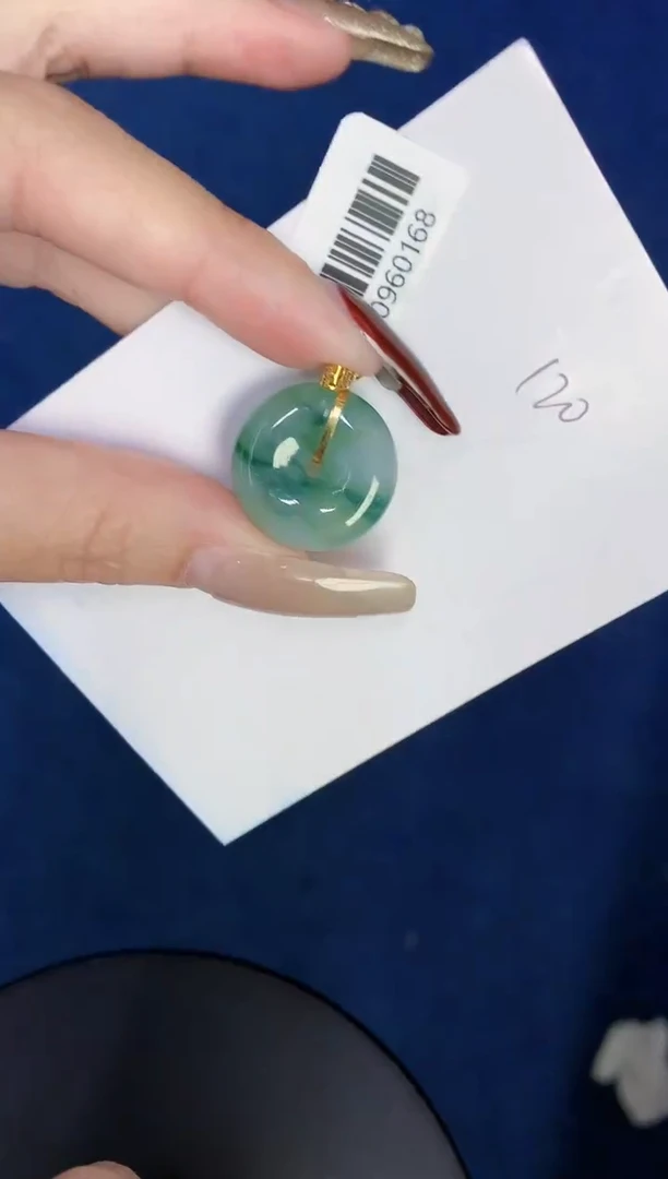 【闪购商品】翡翠颈饰18K金镶嵌0000000000