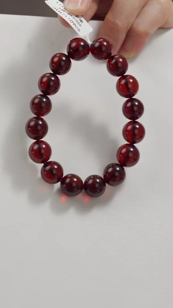 未镶嵌琥珀手链12+血珀酒红手串多样性发一件