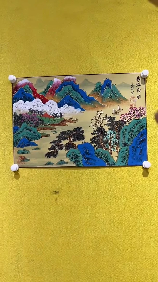 国画14梁兆金老师 国画 2.7平尺（金袍原作）