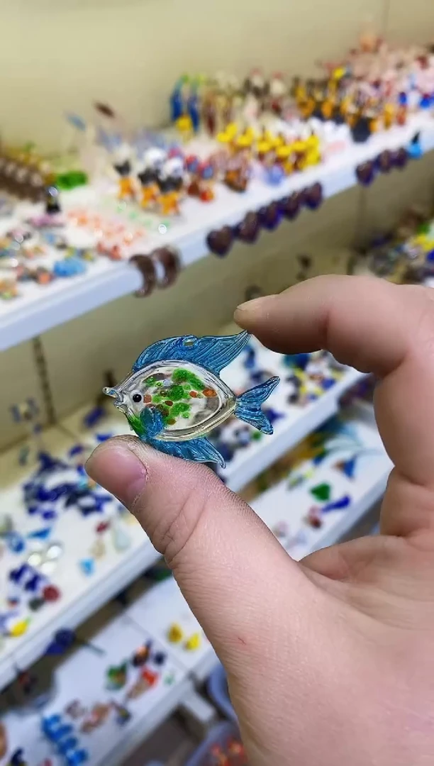 【闪购商品】琉璃手工艺品小鱼