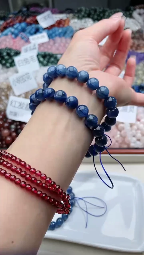 【闪购商品】水晶手链银S925镶嵌蓝晶544