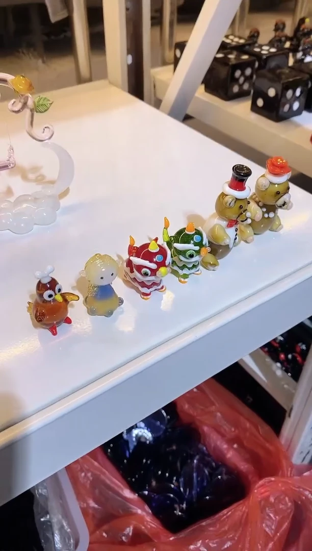 琉璃手工艺品S****沐6件摆件