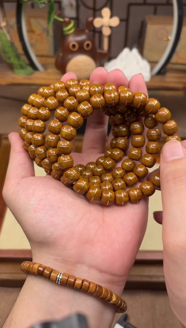 手串紫金鼠高货纯肉实心一线药师