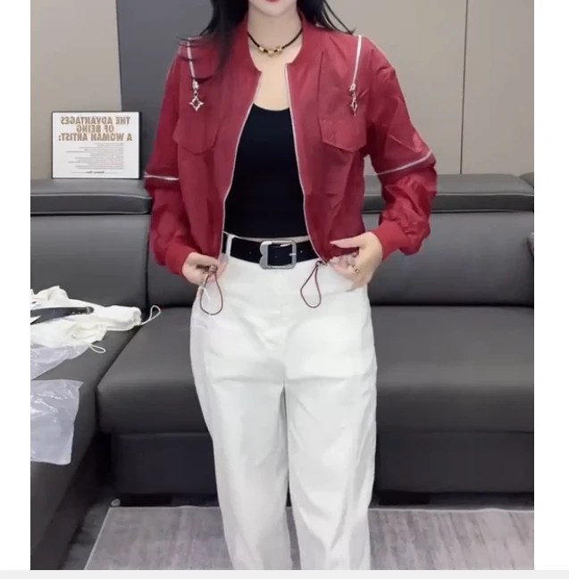 2025夏季新款网红同款洋气减龄气质休闲外套裤子女菇eo