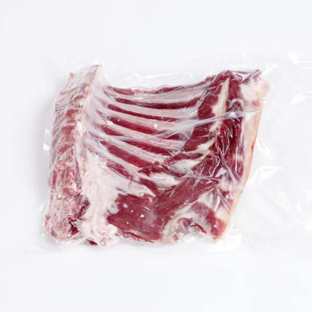 散养黑山羊吃百草长大的山羊羊排