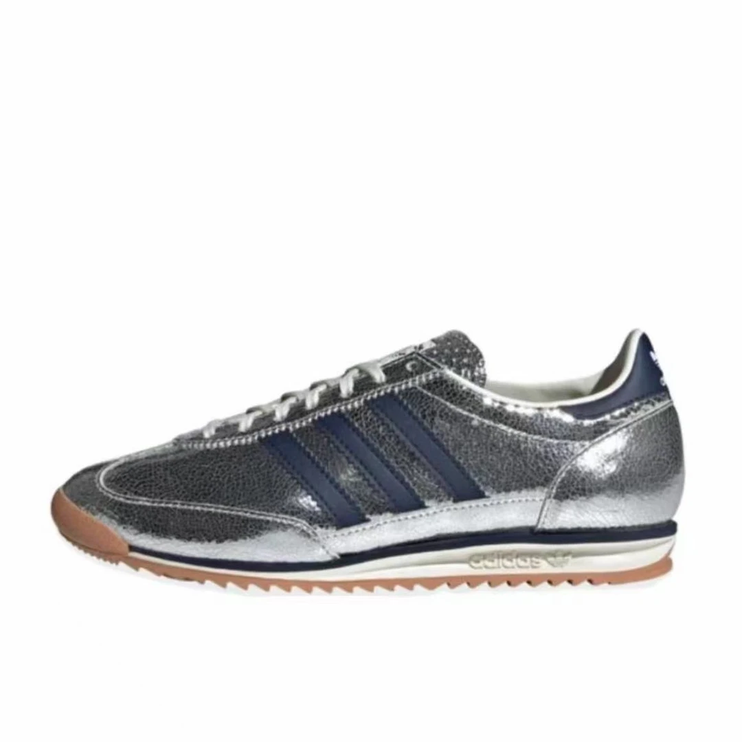 adidas originals SL 72 银色舒适百搭防滑耐磨低帮休闲鞋 JH8654