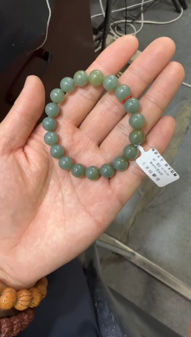 未镶嵌手串和田玉且末蓝手串（产地直发）