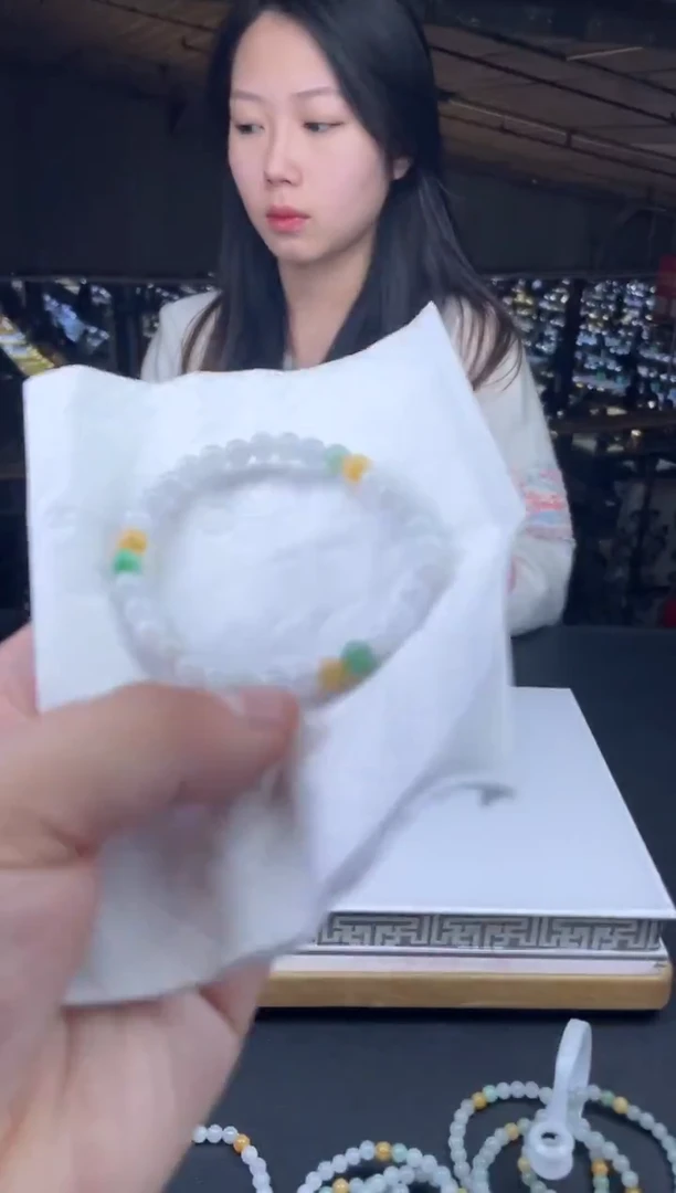 未镶嵌手串翡翠-102185