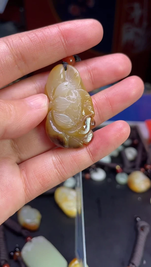 颈饰未镶嵌和田玉123