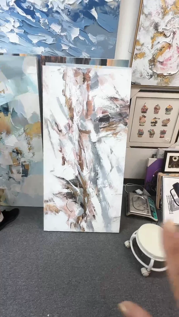 168现代艺术油画装饰画 150*70