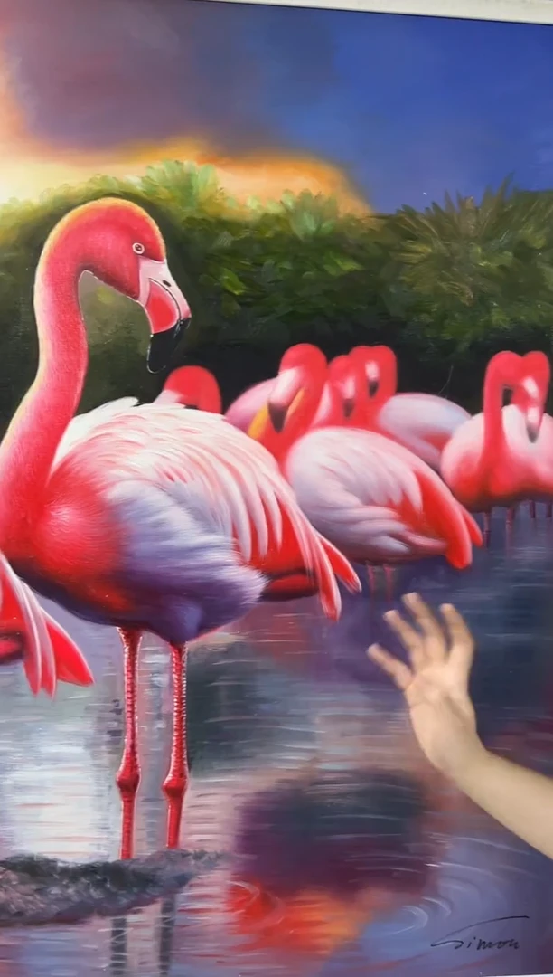 油画陶宗健-55*100CM-油画-极光