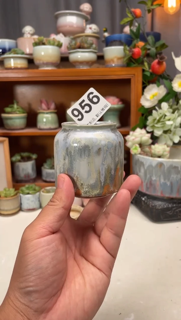 瓷片956知木小芳花盆