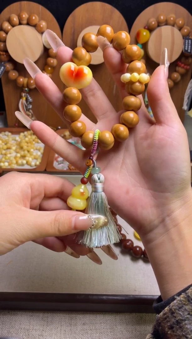 手串猴头核桃全品福利屁桃流苏手串款