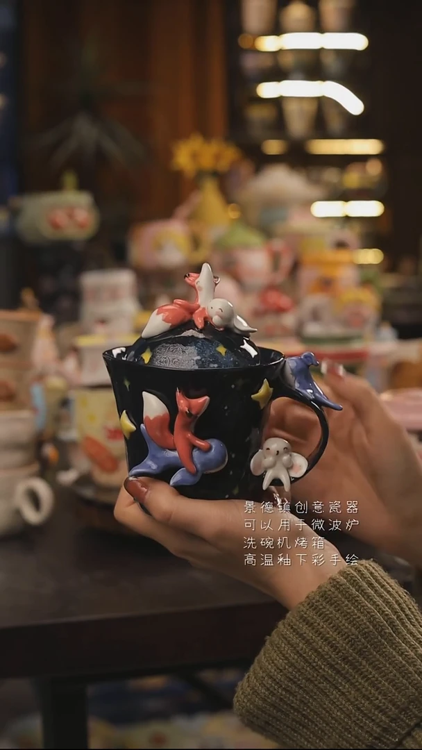 景德镇釉下彩绘设计师款式陶瓷