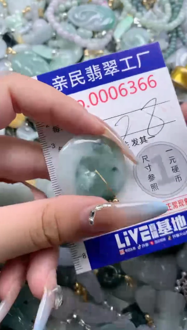 翡翠未镶嵌吊坠(不含链)6366