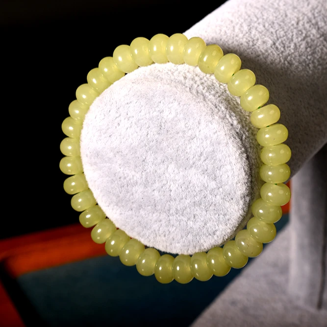 工厂清货晴水算盘珠8mm手串208