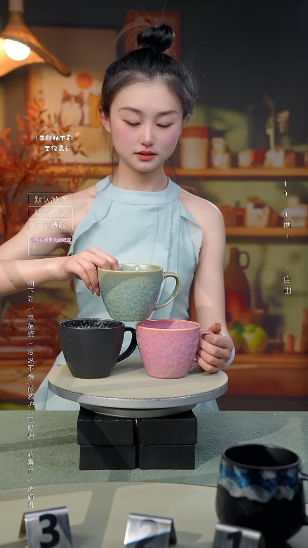 【闪购商品】红黑绿窑变三件套|默认微瑕