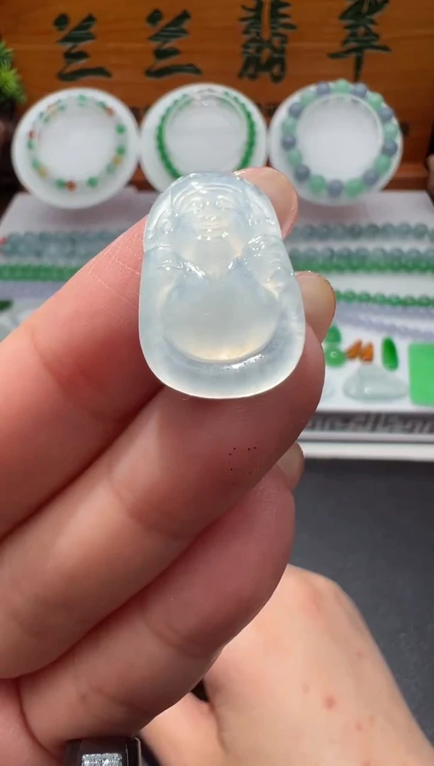 【闪购商品】定制翡翠未镶嵌19.8*13.6*2.8米爷