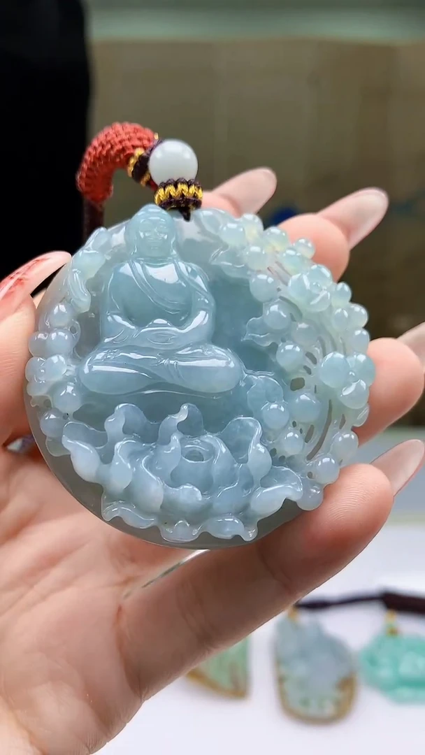 【闪购商品】定制翡翠未镶嵌4902ty-毛货挂件9