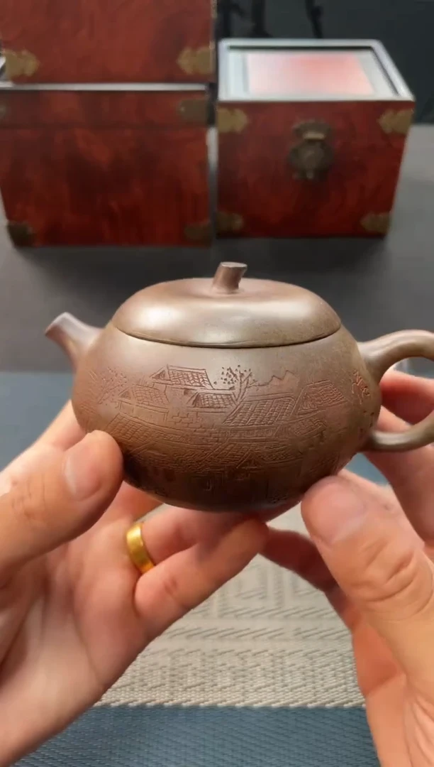茶壶紫砂55手工紫砂壶
