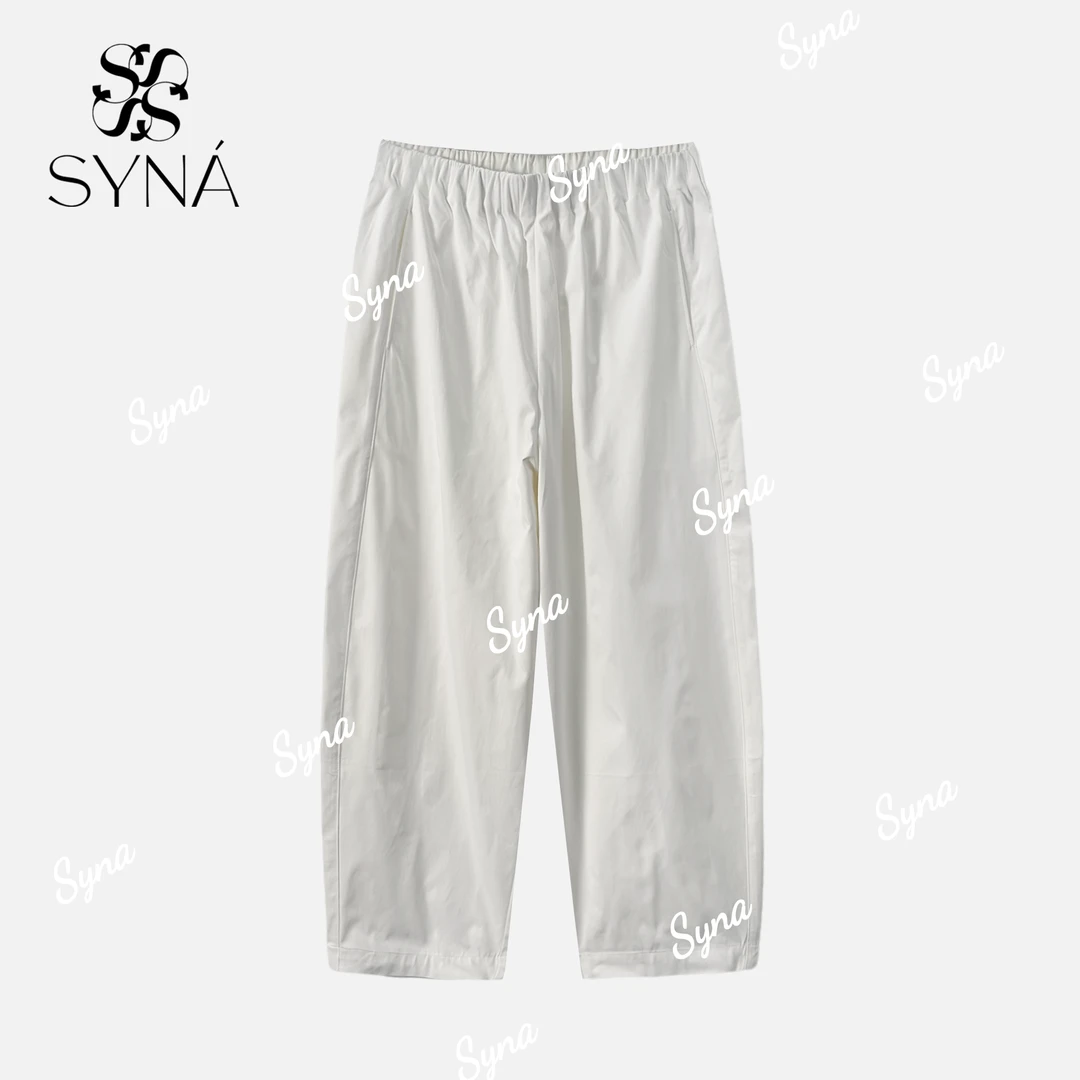 syna希娜 糖果裤 高级透气休闲阔腿凉凉裤-果冻