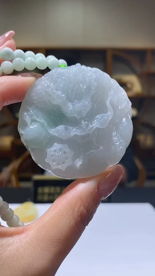 【闪购商品】定制翡翠未镶嵌36/0212/W/发其一件/龙