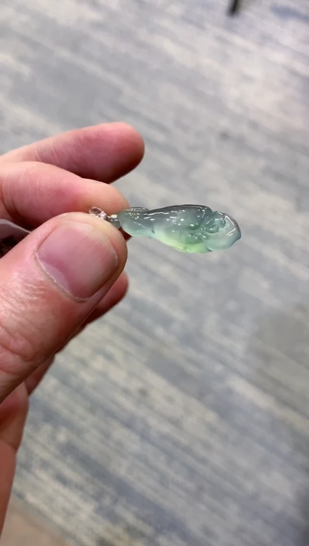 颈饰未镶嵌翡翠天然A货翡翠