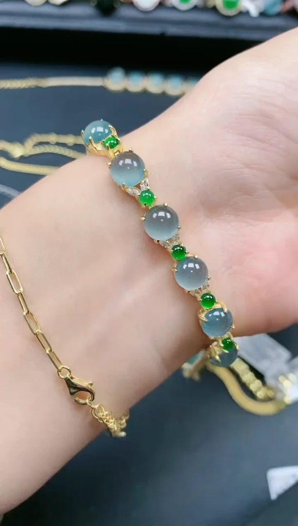 翡翠戒指银S925镶嵌1111111