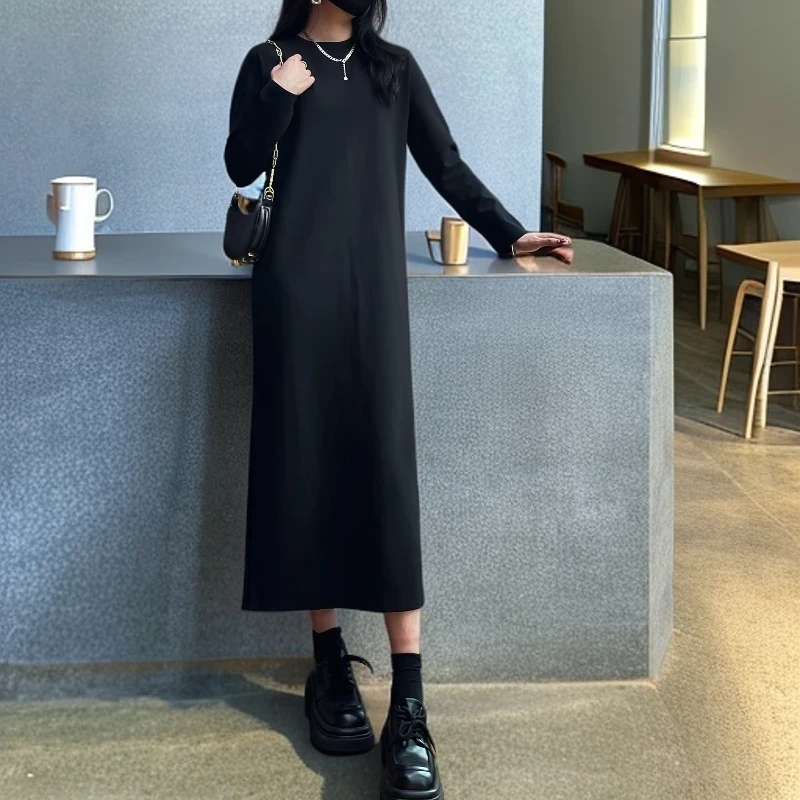 女秋季禅意仙气飘飘套装裙宽松显瘦减龄马甲气质休闲连衣裙两件套