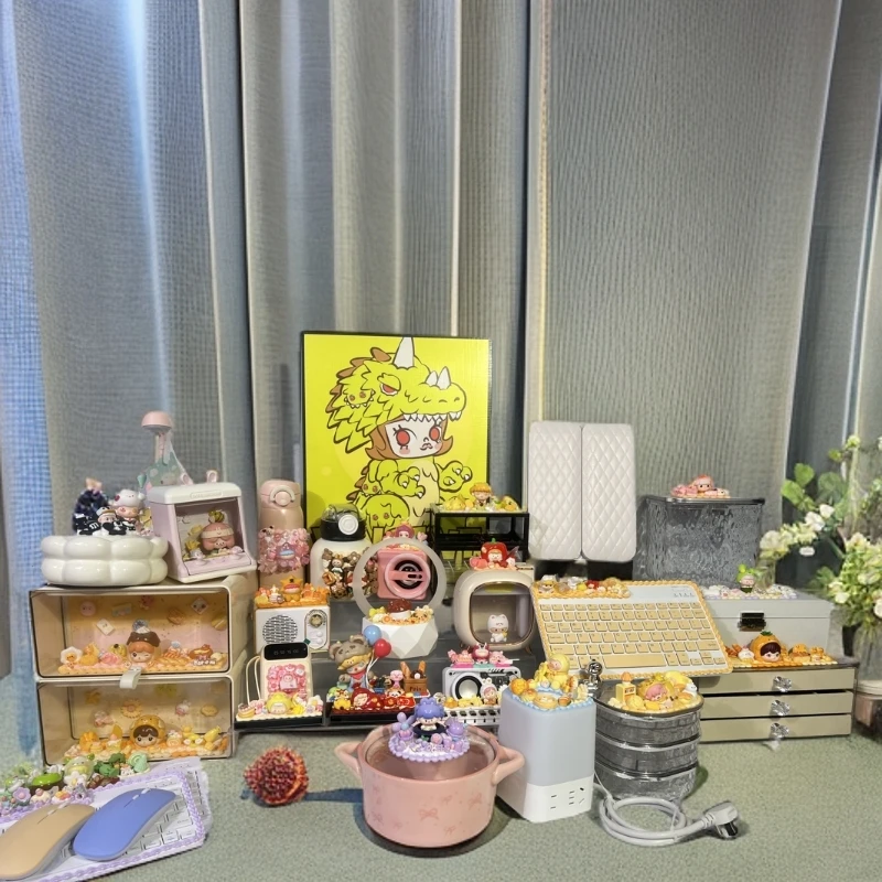 悠米潮玩手作DIY萌粒盲袋拍一拆一