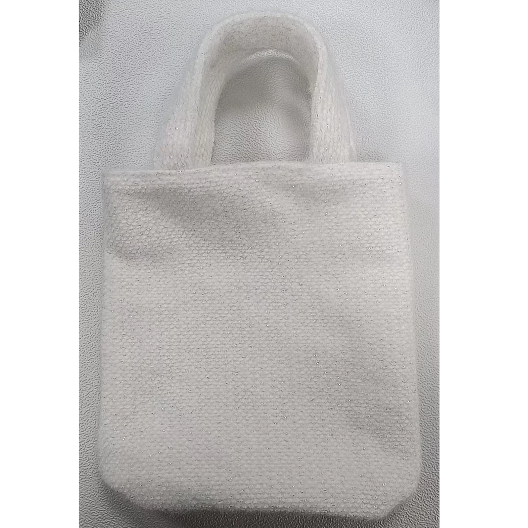 【X】白绒手提收纳包777