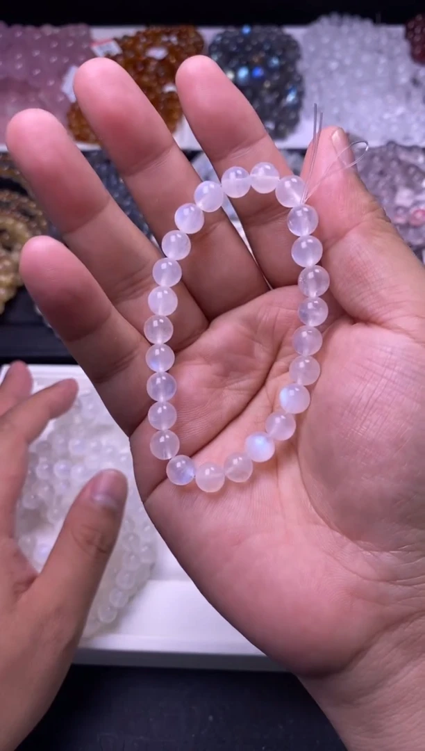手串未镶嵌月光石8mm蓝月光（多样性发货，发其一）