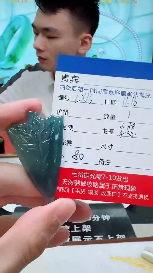 颈饰未镶嵌翡翠LX16翡翠吊坠-多样性发其一