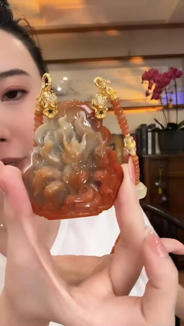 颈饰未镶嵌翡翠国风