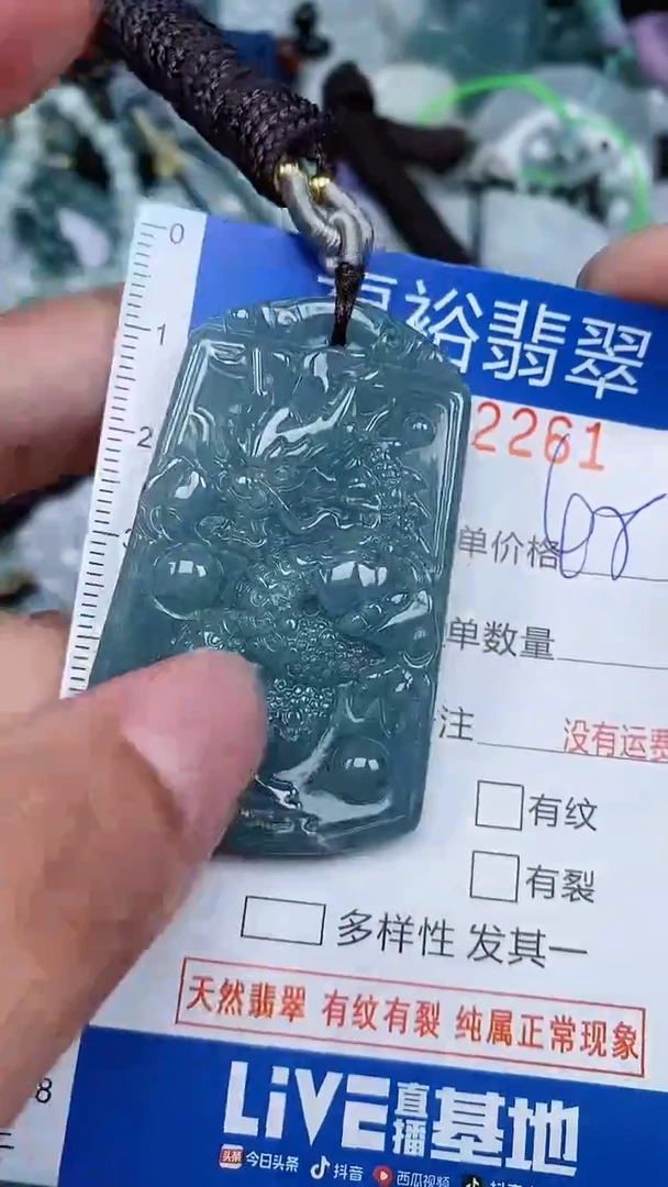 翡翠未镶嵌颈饰...0002261