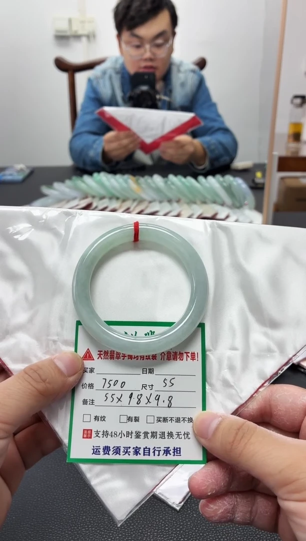 未镶嵌手镯翡翠缅甸翡翠手镯45