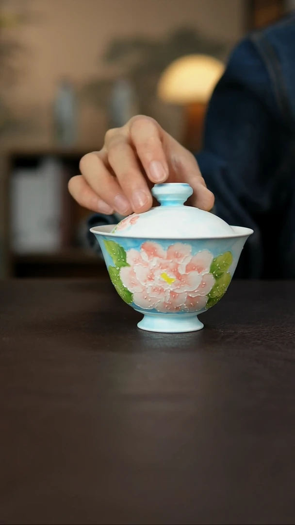 景德镇陶瓷杯碗柴烧多人