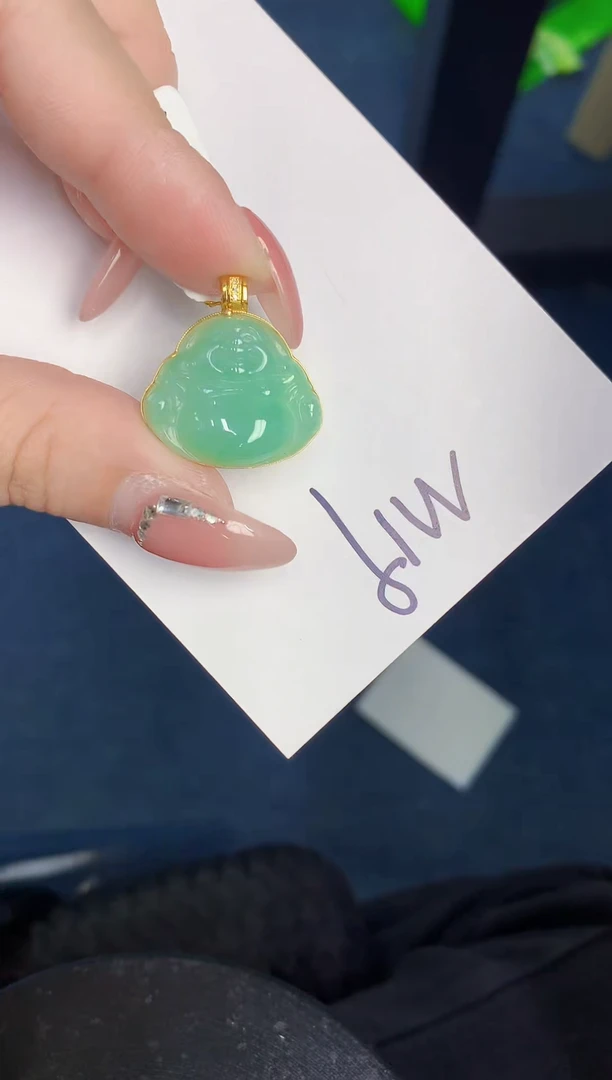 【闪购商品】翡翠颈饰18K金镶嵌000000000