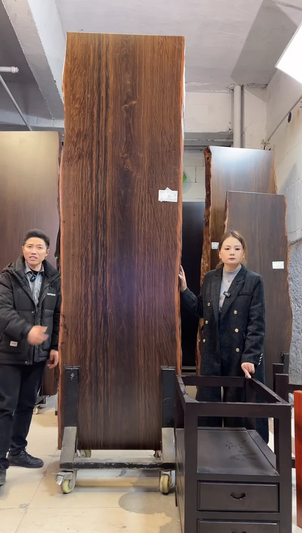 AD-491大叶紫檀280.5*82*8加黑柜体支架*2