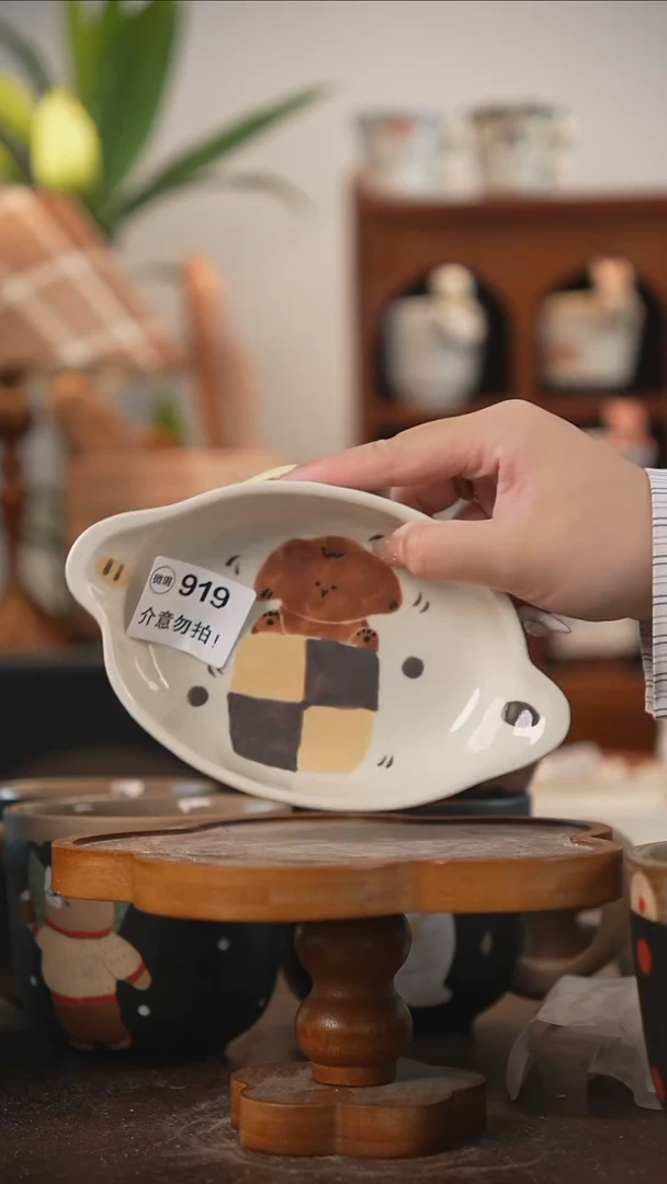 可爱川谷原创陶瓷6.29直播福利正品微瑕随机919