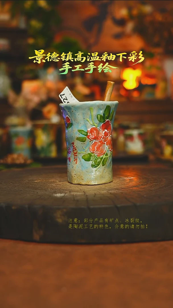 杯子陶瓷素简暖陶集手作627
