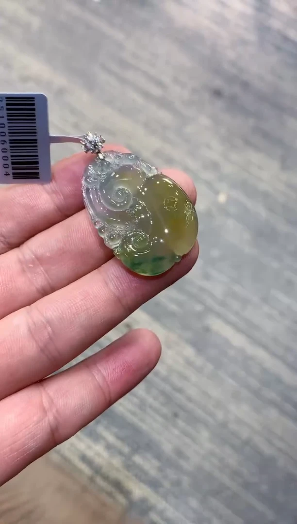 颈饰未镶嵌翡翠天然A货翡翠