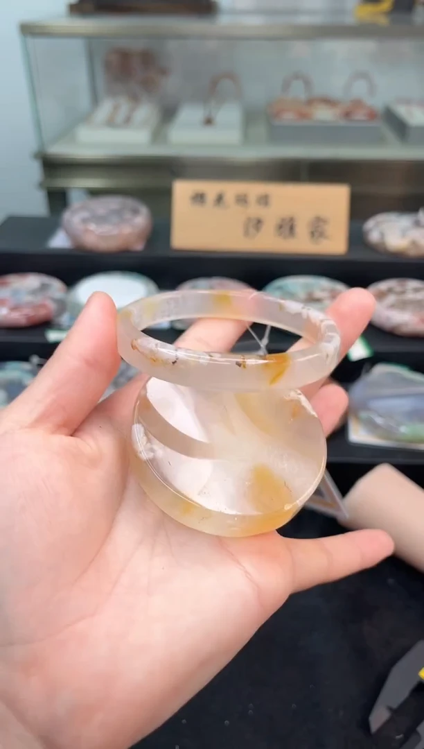 未镶嵌手镯石英质玉63圈口（赠品镯心）3376685