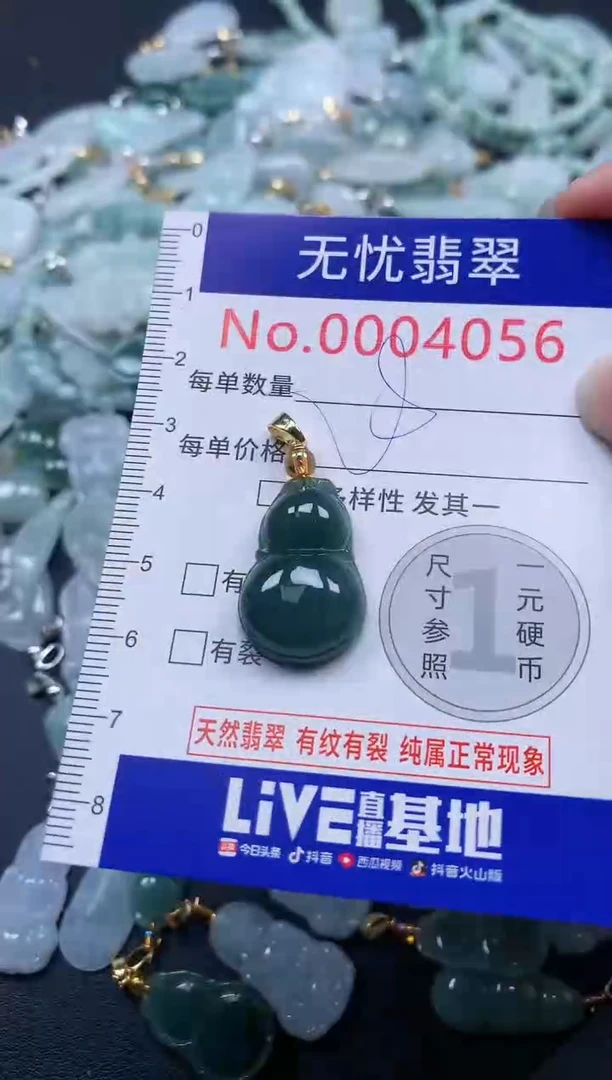 颈饰未镶嵌翡翠4056