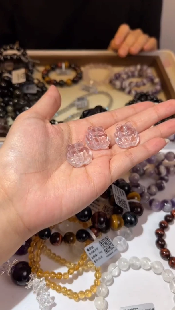 【闪购商品】紫晶吊坠(不含链)未镶嵌紫水晶淡紫狐狸