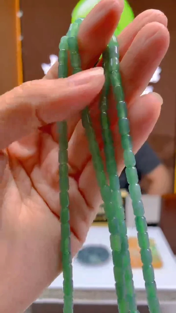 未镶嵌定制翡翠毛货闪购链接ZS026带珠链