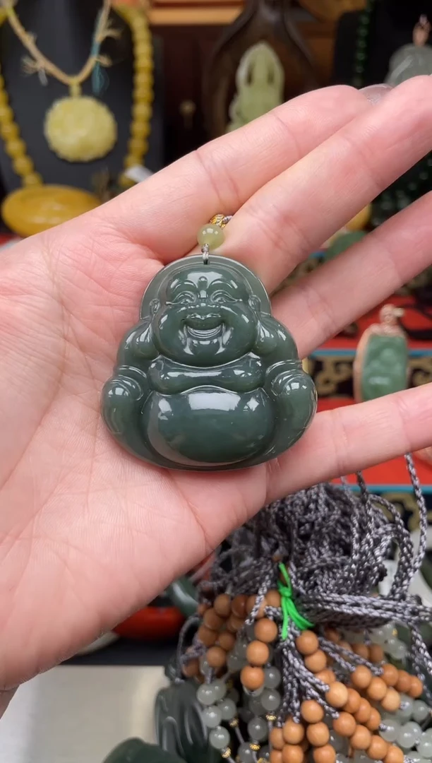 和田玉未镶嵌颈饰吊坠XH60