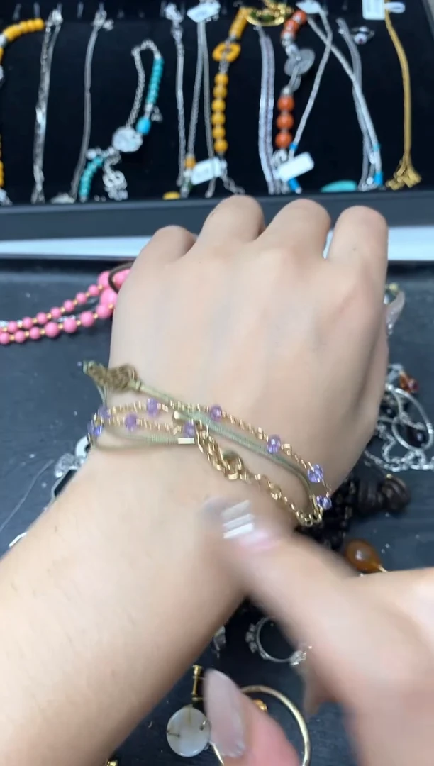 珐琅铁合金锐锐中古首饰默认微瑕007