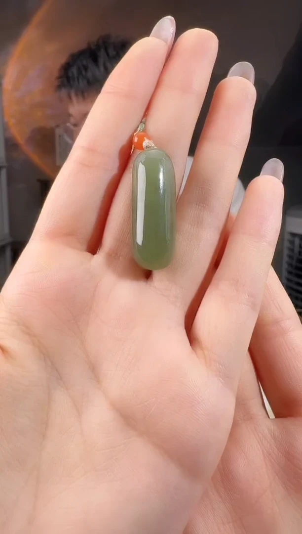 颈饰未镶嵌和田玉无事牌