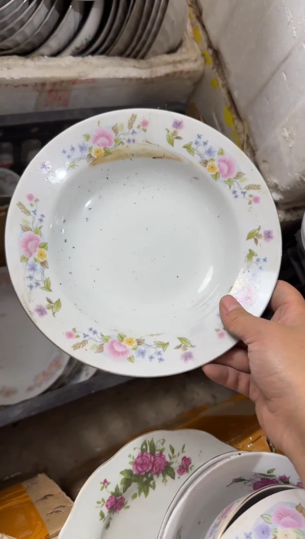 摆件麦穗深盘20厘米有瑕请慎拍